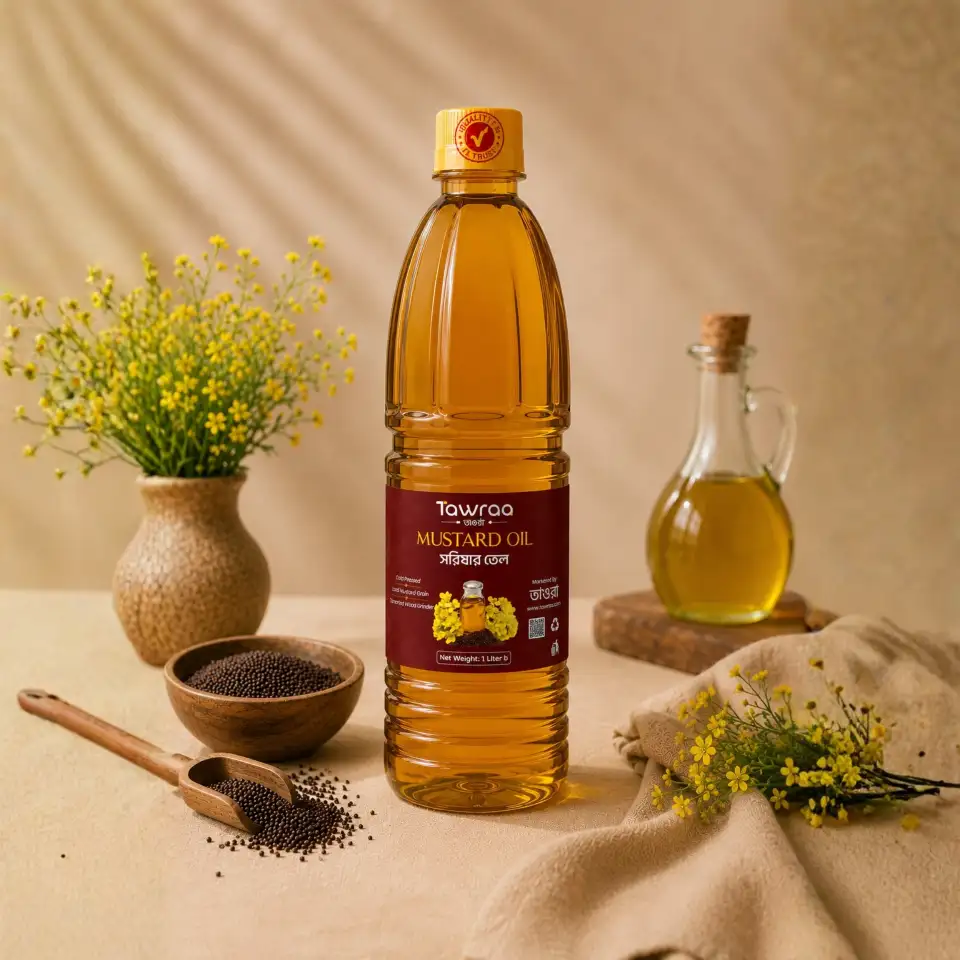 Tawraa Premium Mustard Oil  (সরিষার তেল) - 1 Liter