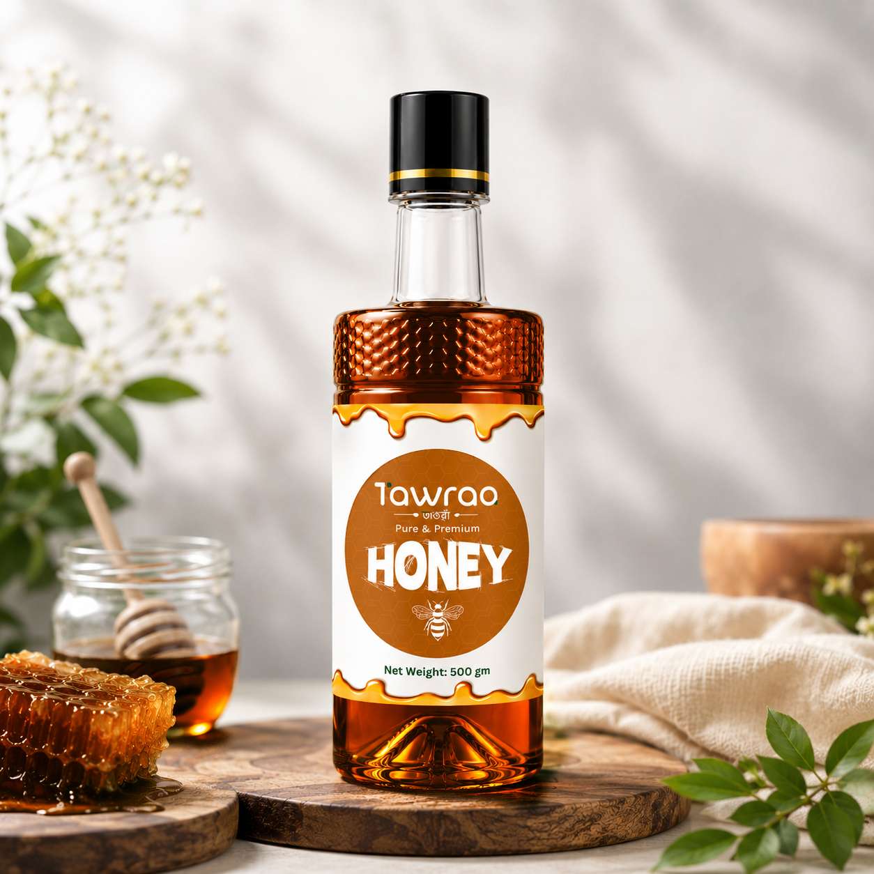Tawraa Black Seed Honey (কালোজিরা ফুলের মধু) 500gm