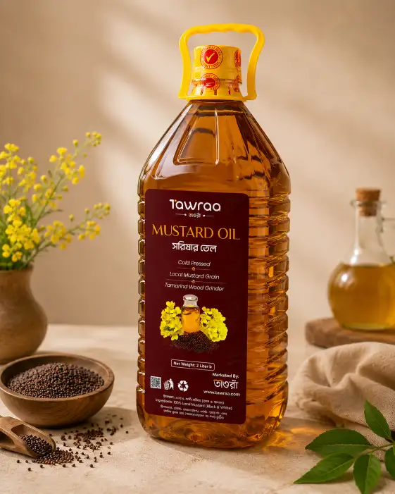 Tawraa Premium Mustard Oil (সরিষার তেল) - 2 Liter 5