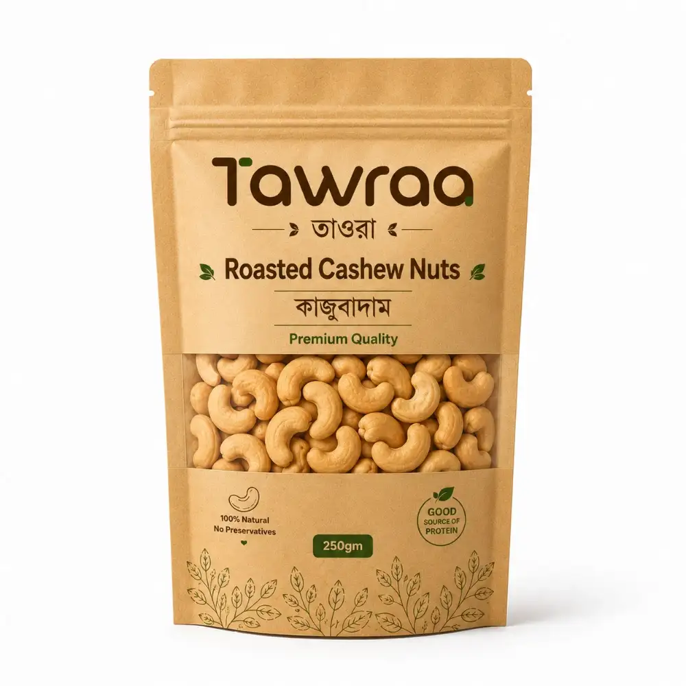Roasted Cashew Nuts (কাজুবাদাম) - 250gm