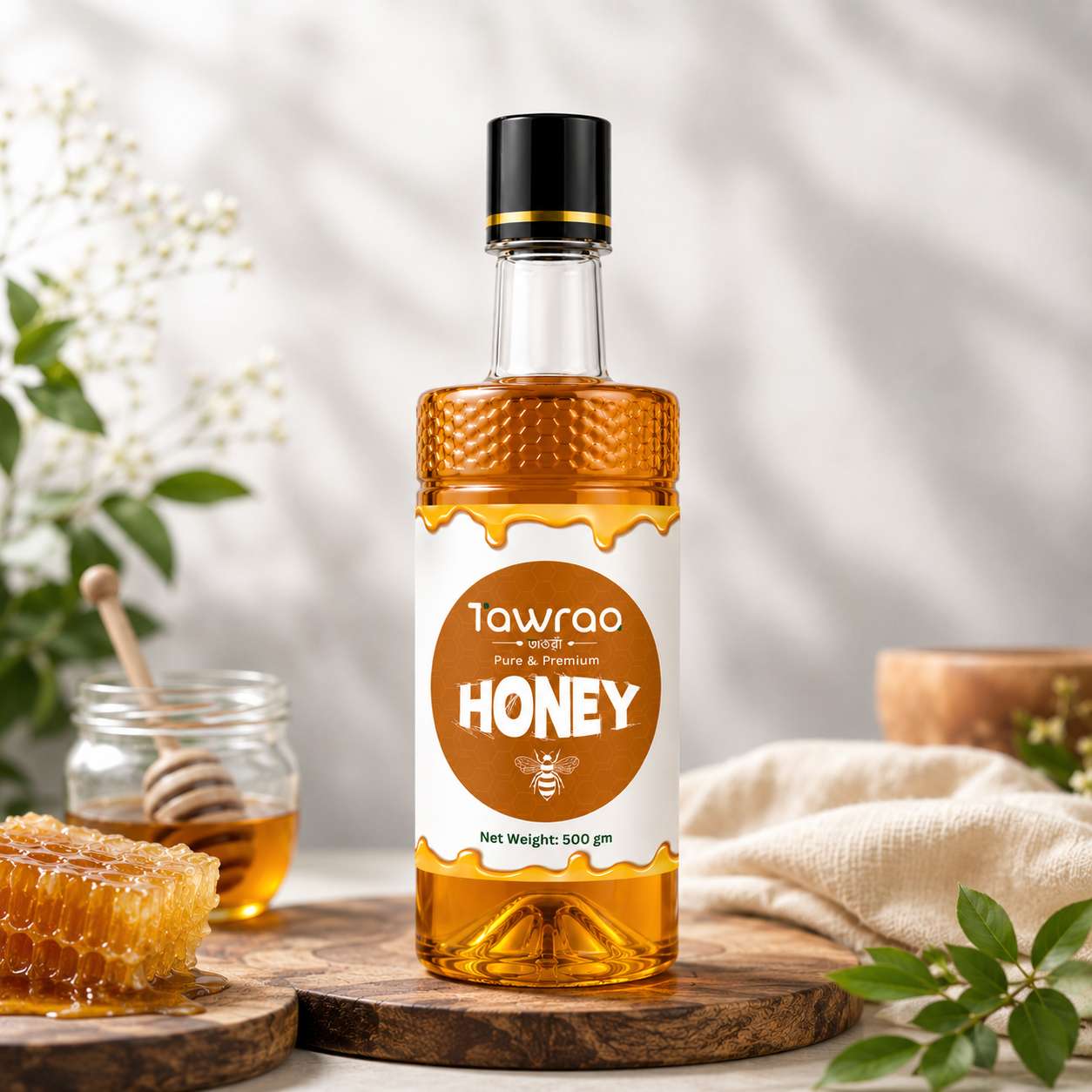 Tawraa Mustard Honey (সরিষা ফুলের মধু) 500gm